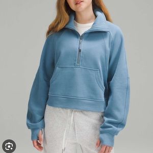 lululemon Scuba Oversized Funnel-Neck Half Zip